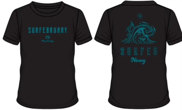 Original Mitch Revs designed Surfebruary fundraiser tee! – Pre Sale